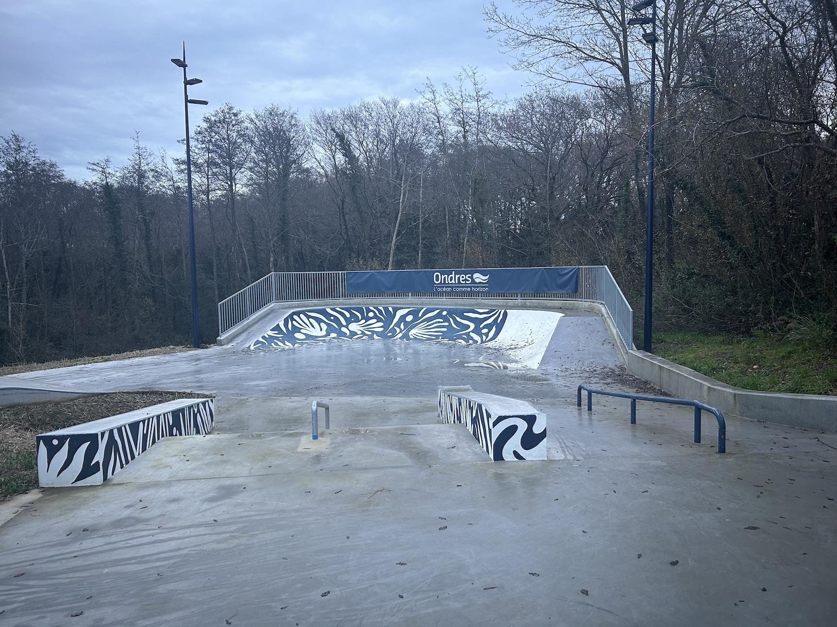 Ondres Library skatepark